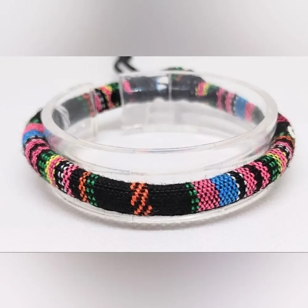 Men's bracelet‎ striped punk new e53